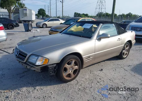 2000 Mercedes-Benz Sl 500 z USA, uszkodzony, nr VIN WDBFA68F6YF194611